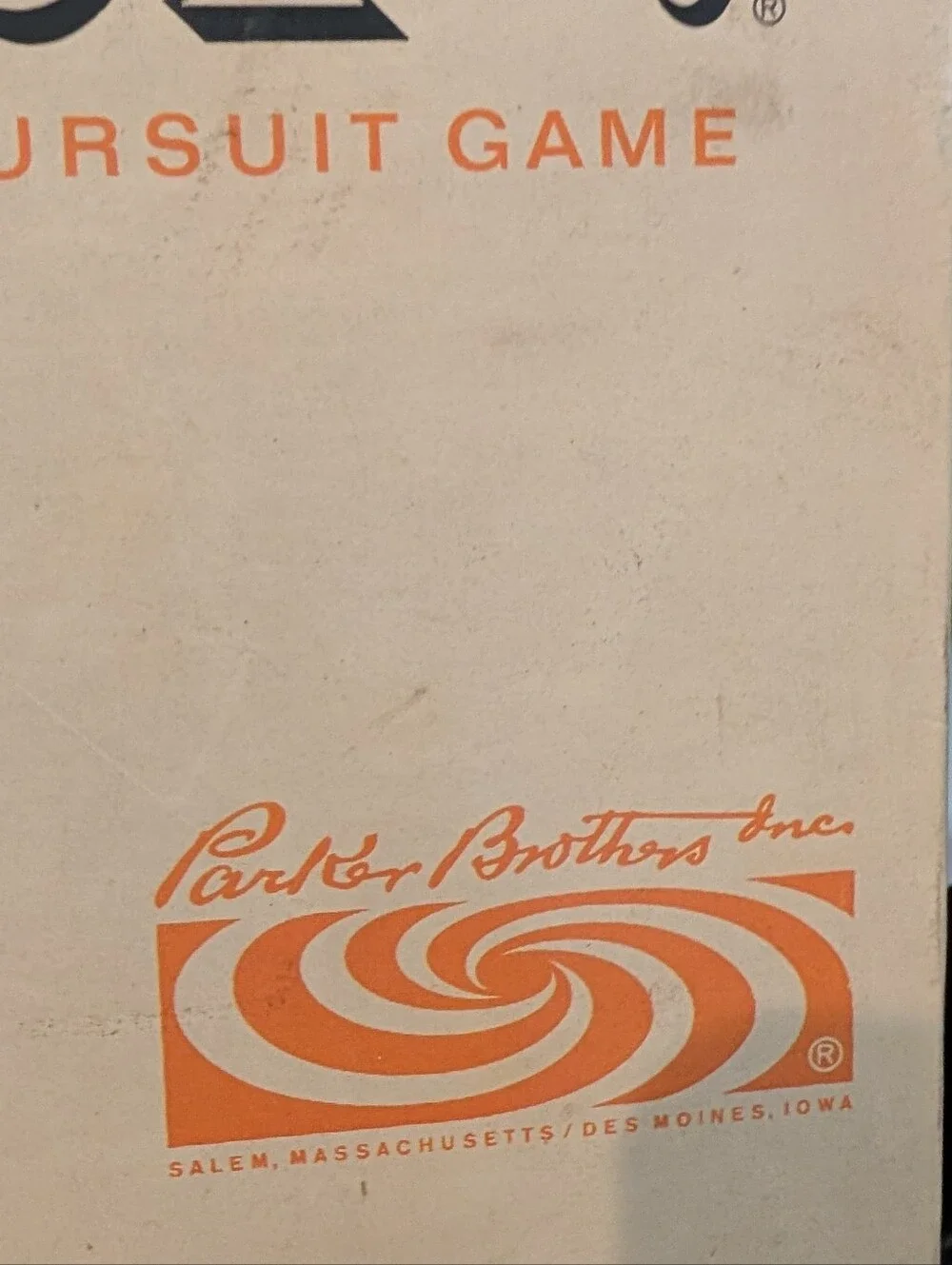 Parker Brothers vintage 1964